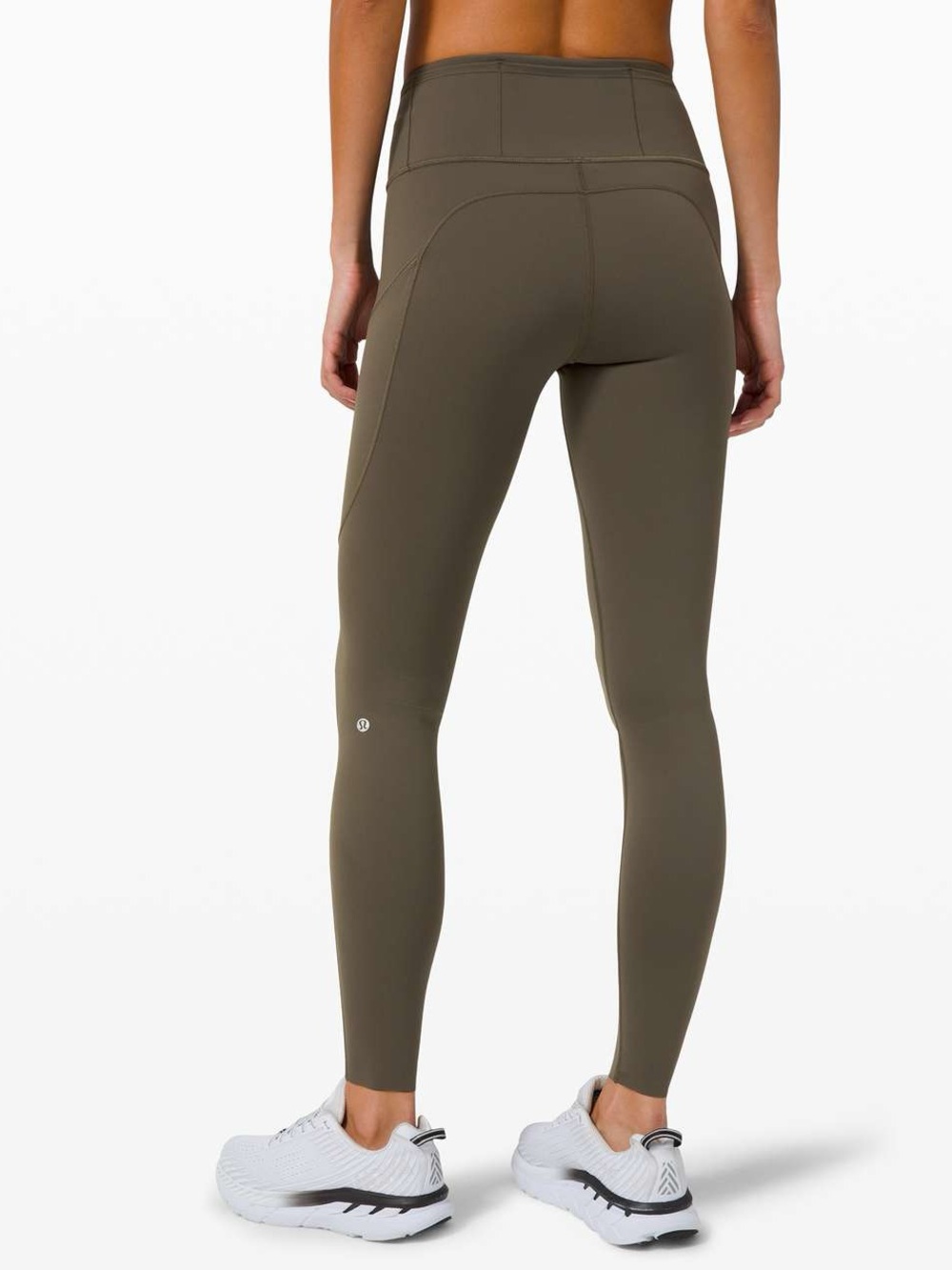 Lululemon Fast & Free Army Green Cropped Legging Size 2